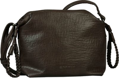 TOM TAILOR Schoudertas Liza Crossbody Bag Dark Brown Donkerbruin