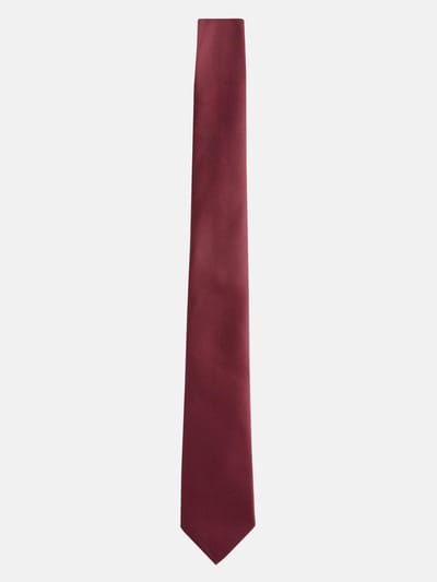 Next - Heren - Smalle stropdas met textuur - Rood
