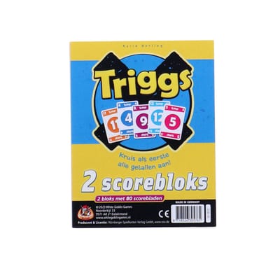 White Goblin Games - Triggs bloks - Kaartspel - 2 tot 4 spelers - 20 minuten - Vanaf 8 jaar - Aanvulblokken