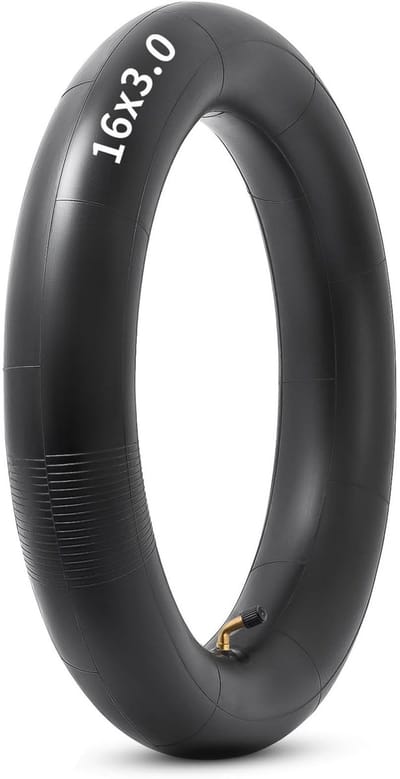 Dailygoods - Elektrische Fiets Binnenband 16x3.0 Butyl Rubber met Schokabsorptie