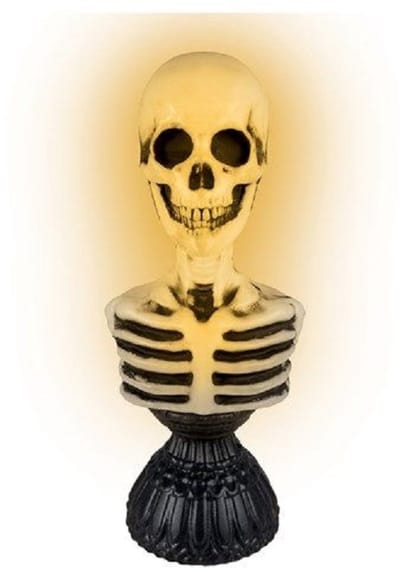 Skeletbuste met licht & geluid (38cm) - Halloween -