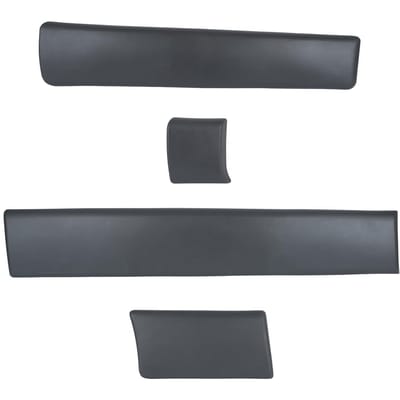 Modecar Serie - Renault Trafic II Lange Stijl Strips - Rechterzijdige Deur Lijsten - 4 Stuks