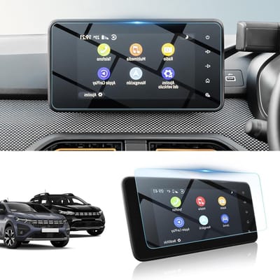 Screen Protector voor Dacia Sandero 3/Stepway, Jogger en Logan 3 (2021-2026) - 8 Inch Navigatie Bescherming, 9H Gehard Glas, Accessoires voor Schermbeveiliging