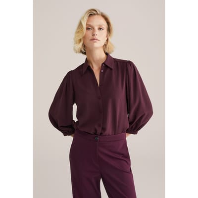 WE Fashion Blouse Burgundy Red Taglia: XS | Magliette intime Outlet | Donna | Marrone