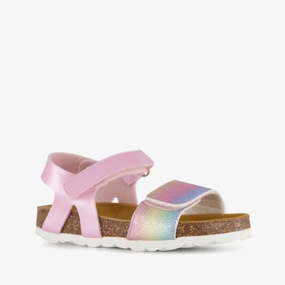 Hush Puppies meisjes bio sandalen metallic roze - Maat 22