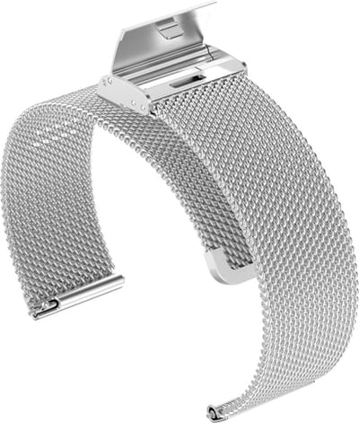 Milanees bandje - geschikt voor Samsung Galaxy Watch 7 / Watch FE / Watch 6 / Watch 6 Classic / Watch 5 / Watch 5 Pro / Watch 4 / Watch 4 Classic - zilver
