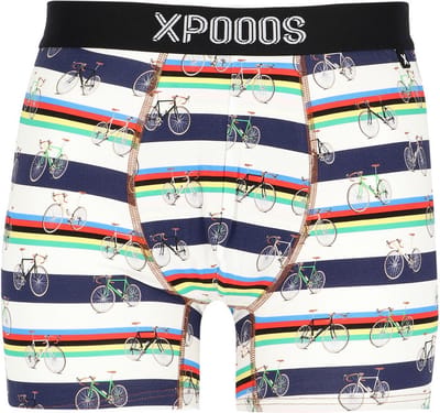 XPOOOS - Alpe D'huez Heren Boxershorts - Maat: XXL - Wielrennen - Tour De France Thema
