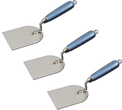 Gipspachtel en Plamuurset - 3-delige Set voor Stukadoors met RVS Blad - 120 mm Breed