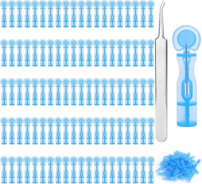 100 Steriele Acne Pimple Naalden en Comedone Tweezers voor Thuisgebruik en Schoonheidsbehandelingen - Effectieve Blackhead Verwijdering en Huidverzorging