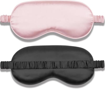 Zacht Verduisterend Oogmasker Set van 2 - Perfect voor Dames en Heren