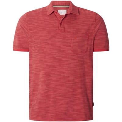 Babista herren Poloshirt - 48/50 - rood - Plus Size