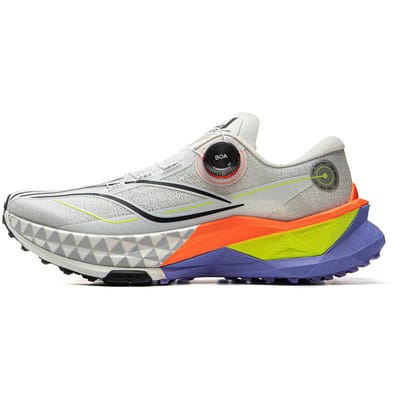 Li Ning Lu 2 Pro Comfortabel Veelzijdig Antislip Duurzaam Laag Uitgesneden Trailrunningschoenen Heren sneaker Grijs ARNV007-3 43 gray