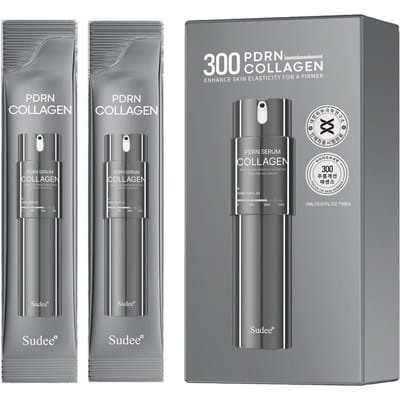 SUDEE Sérum Élastique au Collagène PDRN - Programme Ampoule Intensive Raffermissement & Régénération de la Peau - 2ml x 10ea gray