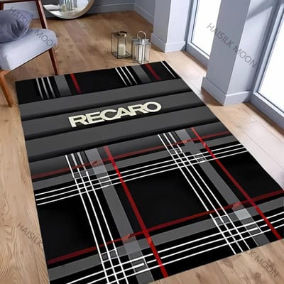 R-Recaro Logo Bedrukt Tapijt Woonkamer Slaapkamer Kantoor Groot Kleed Salontafel Balkonmat Verjaardag Thanksgiving Kerstcadeau 70x100cm (28x39in)