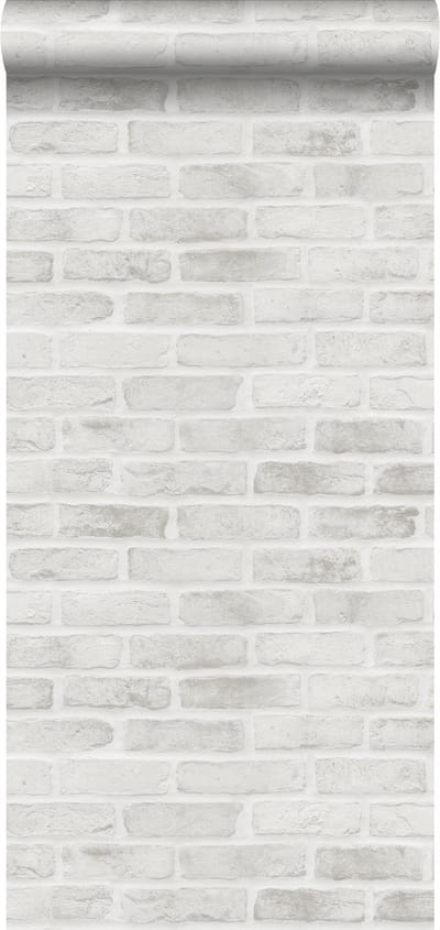ESTAhome behang bakstenen grijs - 53 cm x 10.05 m - 139137