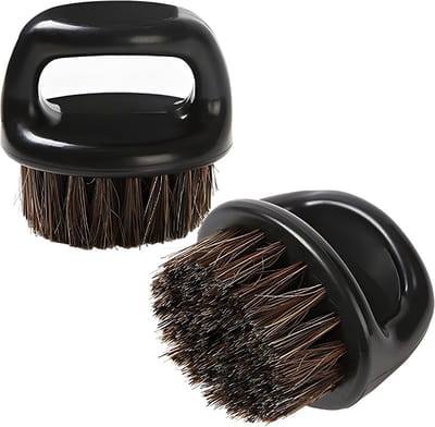 2-pack professionele knokkelborstel - Essentiële tool voor baard en snor verzorging geschikt voor alle haartypes