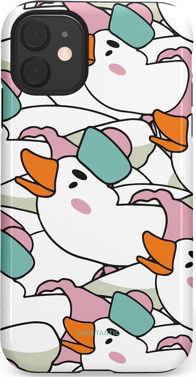 Casetastic Hoesje Geschikt voor Apple iPhone 11 - Stijlvolle Beschermende Duo-layer Case - Gansmatroos