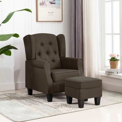 Fauteuil - Relaxzetel - Relaxstoel - Relaxfauteuil - Stoel - Met armleuning - Voor één Persoon - Bruin