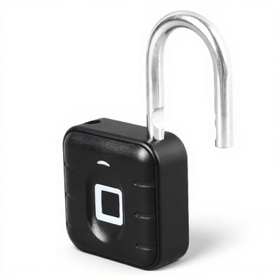 Golden crown - Vingerafdrukhangslot - Slimme Bluetooth-ontgrendeling - Veilig en snel - Waterdicht - Voor lockers en cabinets - Ideaal voor studenten en...