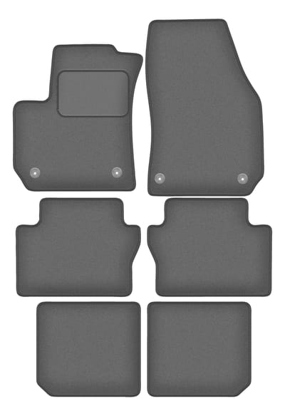 Grafiet automatten voor: Opel Zafira B minivan (2005-2014)