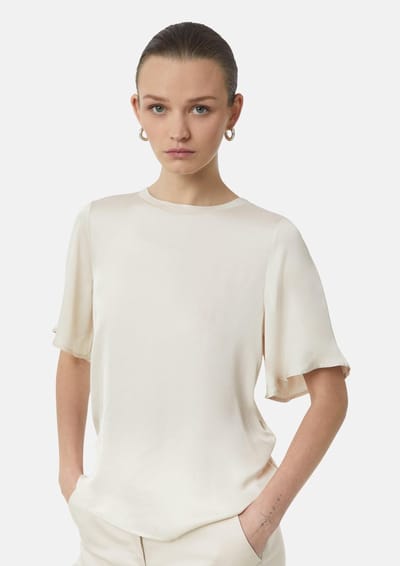 Casual Satin Blouse Dames COMMA