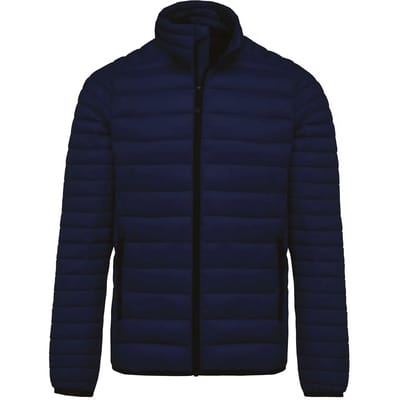 Outdoorjas 'Men's Lightweight Padded Jacket' merk Kariban Donkerblauw - S