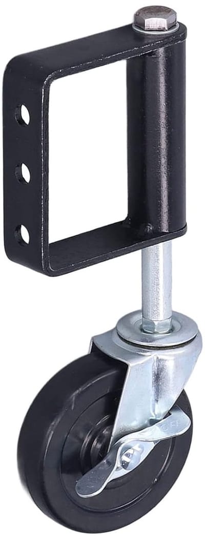 Veerbelast Wiel - Poortzwenkwiel - Deurmontage - Schokabsorberend - 4 Inch