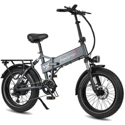 Elektrische fiets - Maxtron Paloris - Motor 500 W - Batterij 48V 13Ah - Actieradius 45 km grijs
