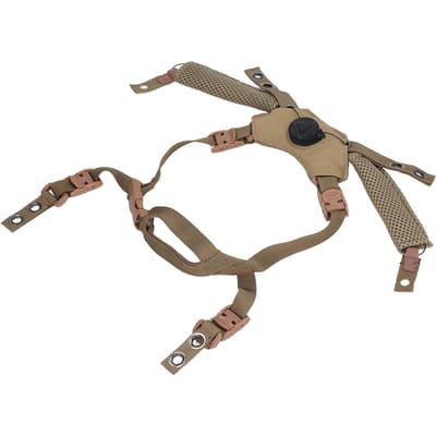 Système de suspension à cadran réglable Mentonnière Accessoires de casque pour rapide pour MICH pour casque Wendy Couleur boue gray