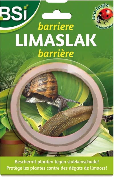 BSI - Barrière Limaslak - Slakkenbestrijding - Zelfklevende koperband - Planten Bescherming - 5 m koperband