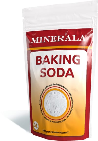 Voordeelverpakking - Minerala Baking Soda - Food Grade - 5 x 1 kg - Zuiveringszout - Natriumbicarbonaat - E500(ii) - Hersluitbare doypack / stazak - Premium kwaliteit - Herkomst Europa - Bakken - schoonmaken - persoonlijke verzorging