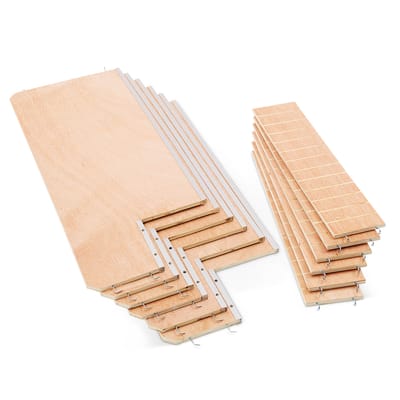 Savic Houten Plankenset Tasmania 120 - Dierenverblijf - 69x29x12 cm Houtkleur