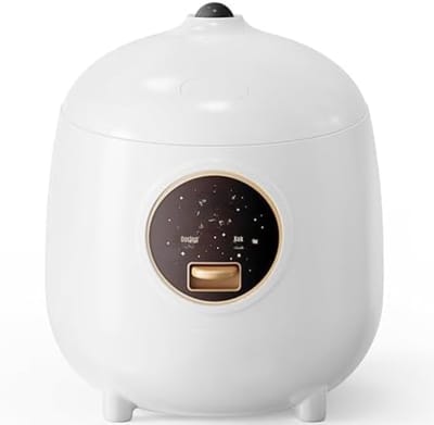 MMP®Rijstkoker klein - Rijstkoker - Rijstkokers - Wit - ‎22cm x 19cm x 22cm