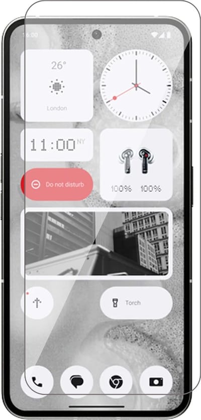 Screenprotector geschikt voor Nothing Phone 2 - Glas Screen Protector