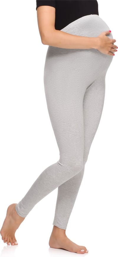 Merry Style MS-MS10-297-LE Dames Zwangerschapsleggings Leggings - Sport - Vrijetijdsbroek - Lang - Viscose - Sporbroek - Yogabroek - Gemêleerd - XL