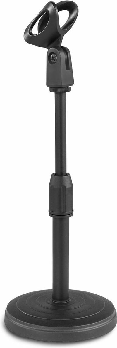 Microfoon standaard tafel - Vonyx TS03 - In hoogte verstelbaar microfoon statief - Incl. houder