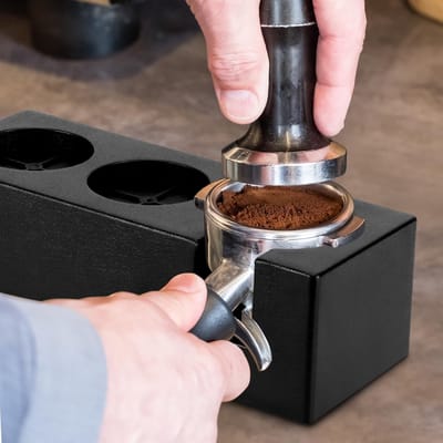 Koffie Tamper Station 58mm - Stabiel en Hoogte Verstelbaar Design voor Filterhouder en Koffiepers