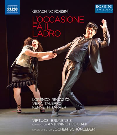 Antonino Fogliani, Jochen Schonleber, Kenneth Tarver, Virtuosi Brunensis - Rossini: L'occasione Fa Il Ladro (Blu-ray)