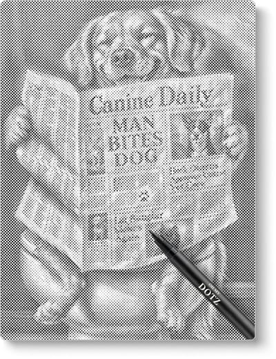 Hond Op Toilet | Dot painting | 50x60cm  Meest gekozen | Dot painting | Oh My Dotz | Dots stippen | Diamond painting & Schilderen op nummer alternatief | Happy hobby