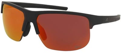 Zonnebril Alpina Eagle Q-Lite Black Matt/Red Mirror