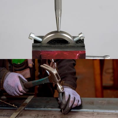 Metalen Stans Set (3 Stuks) - Marker voor Metaalbewerking en Markering