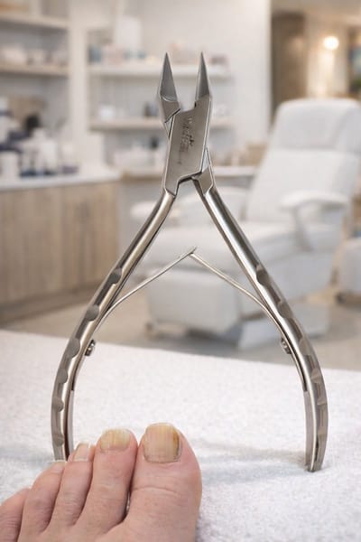 Belux Surgical Instruments / Nagelknipper Hoektang 12,5 cm – Dubbel Scharnier, Rechte Scherpe Bek – Voor Harde Teennagels