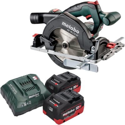 Metabo KS 18 LTX 57 Accucirkelzaag 18 V 165 mm + 2x LiHD accu 5,5 Ah + lader