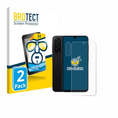 BROTECT - Screenprotector voor Samsung Galaxy A26 5G Enterprise Edition (Voor+Camera) - Folie Beschermfolie transparant 2 Stuks
