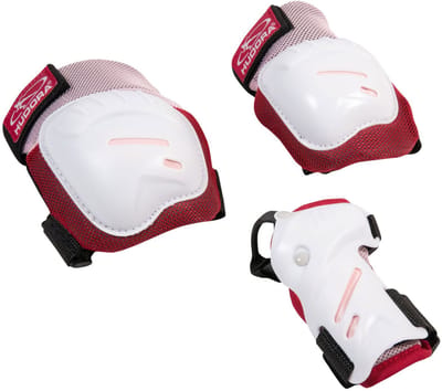 HUDORA Biomechanische Elleboog- en Kniebeschermer Set Comfort S - Roze