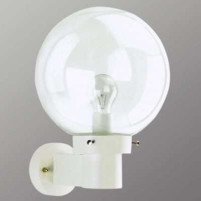 Albert Leuchten Bolvormige wandlamp voor buiten, wit