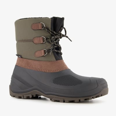 Mountain Peak gevoerde heren snowboots bruin zwart - Maat 47/48 - Moonboots