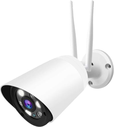 DailySuppliess® Beveiligingscamera Draadloos Buiten - Bewakingscamera voor Binnen - Full HD - Wit