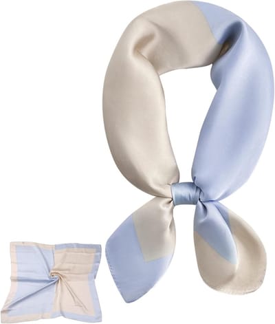 Elegante Zijden Sjaal voor Vrouwen, Lichtgewicht Bandana en Neckerchief, Perfect Cadeau voor Elke Gelegenheid