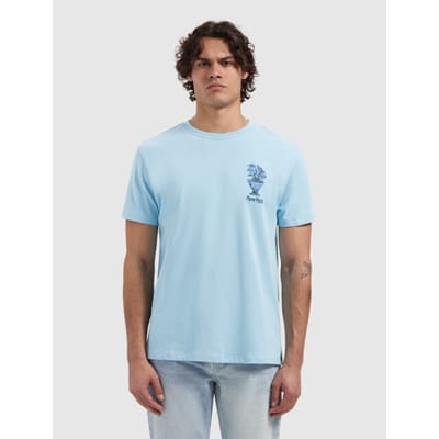 Pure Path Embroidered vase t-shirt